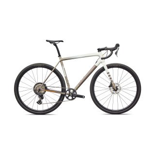 Vélo Specialized CRUX COMP Dune White/Sandstone Metallic/Desert Metallic/Orange Zest 2026