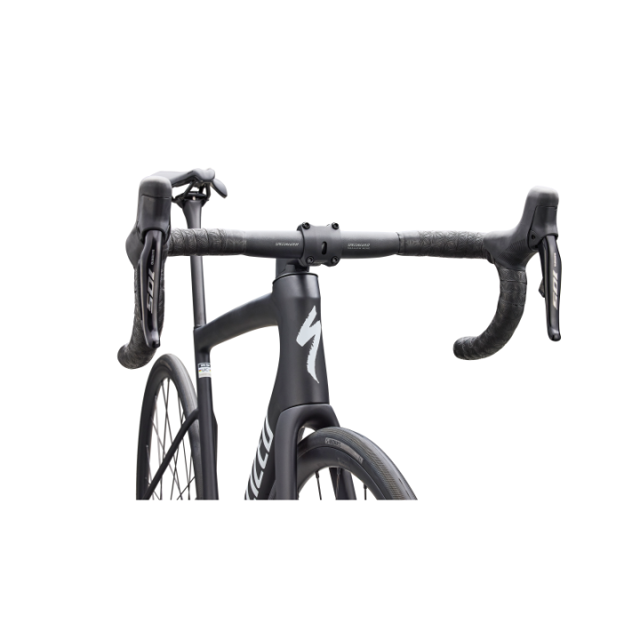 Vélo Specialized Tarmac SL8 Comp - Shimano 105 Di2 Carbone satiné / Blanc 2026