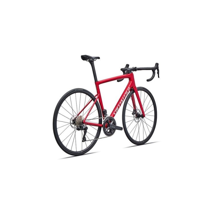Vélo Specialized Tarmac SL8 Comp - Shimano 105 Di2 Rouge brillant/Argent poussiéreux 2026