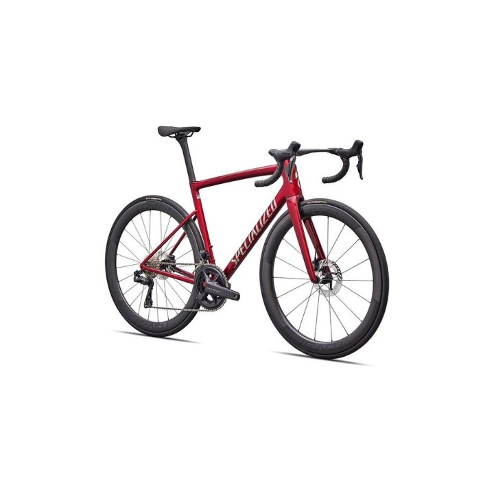 Vélo Specialized Tarmac Sl8 Pro - Shimano Ultegra Di2 Rouge brillant / Chrome 2026