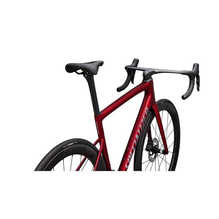 Vélo Specialized Tarmac Sl8 Pro - Shimano Ultegra Di2 Rouge brillant / Chrome 2026