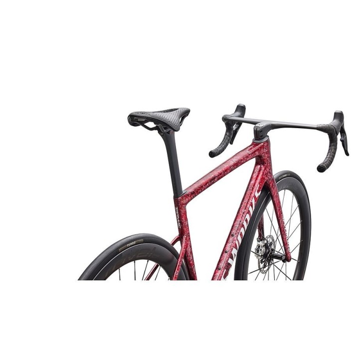 Vélo Specialized S-Works Tarmac SL8 Rouge brillant Shdwsil Wht Impasto 2026