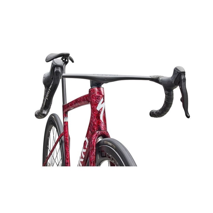 Vélo Specialized S-Works Tarmac SL8 Rouge brillant Shdwsil Wht Impasto 2026