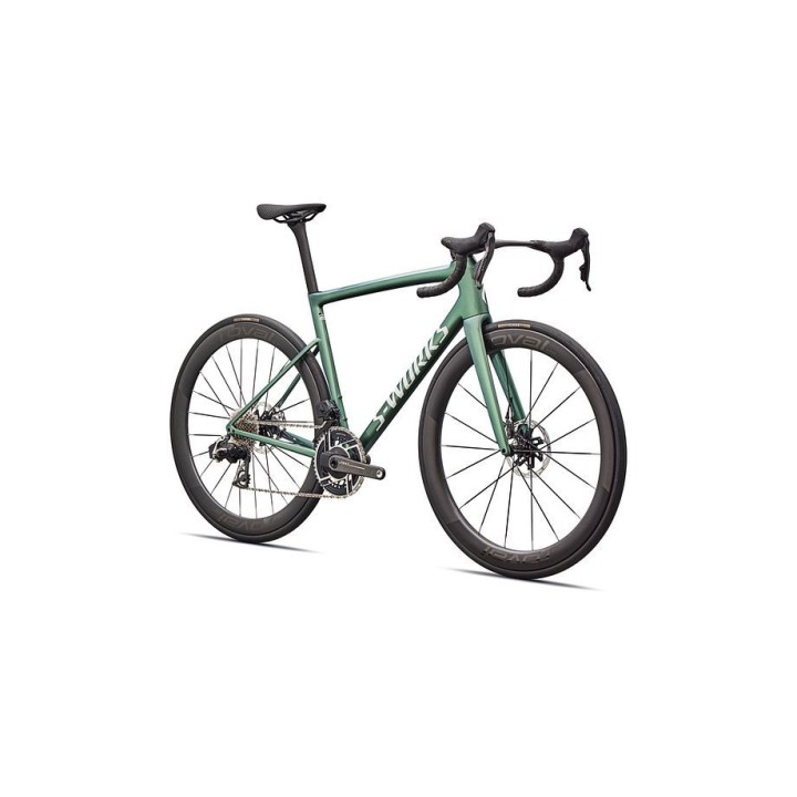 Bicicleta Specialized S-Works Tarmac SL8 SRAM RED AXS Gloss Premium Fjord Metallic / White Metallic Silver 2026