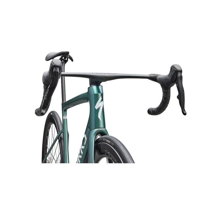 Bicicleta Specialized S-Works Tarmac SL8 SRAM RED AXS Gloss Premium Fjord Metallic / White Metallic Silver 2026
