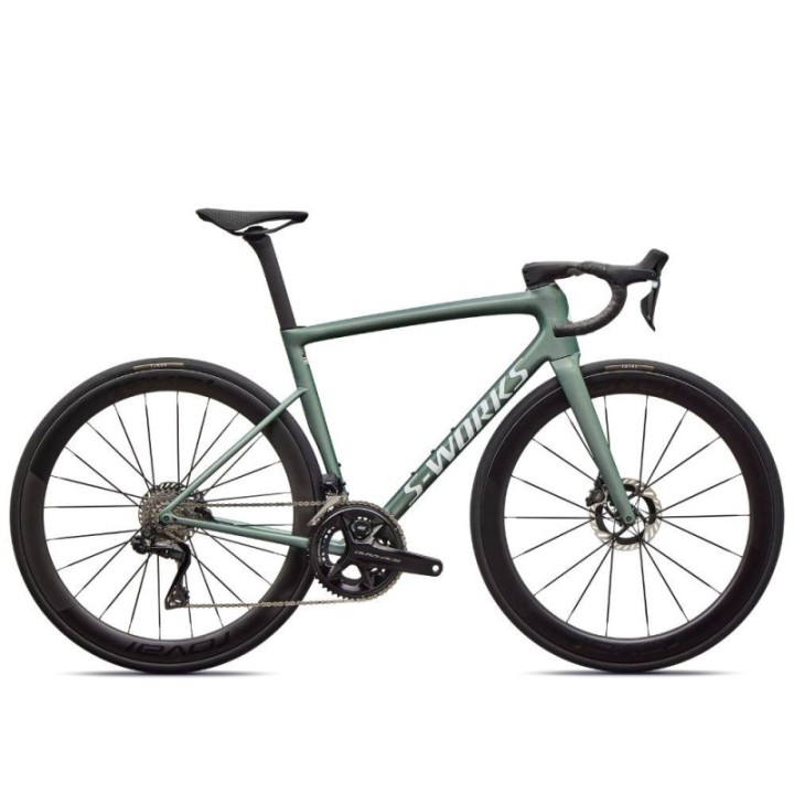 Bicicleta Specialized S-Works Tarmac SL8 - Shimano Dura-Ace Di2 Gloss Premium Fjord Metallic / White Metallic Silver 2026