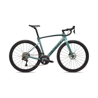 Vélo Specialized Roubaix Expert Gloss Fjord Metallic/White Pearl Fade/Emerald Metallic 2026