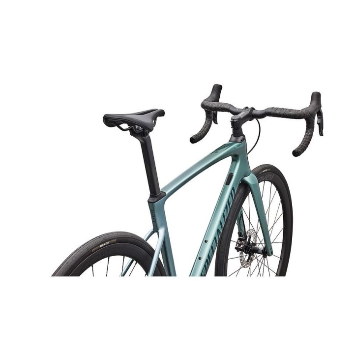 Vélo Specialized Roubaix Expert Gloss Fjord Metallic/White Pearl Fade/Emerald Metallic 2026
