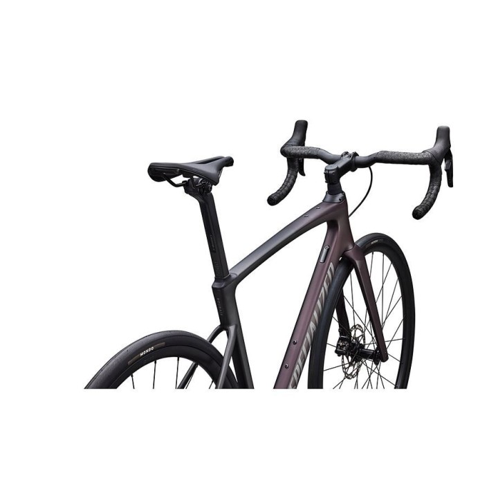 Vélo Specialized Roubaix Sl8 Comp Satin Solidité métallique/Obsidienne métallique dégradé/Fumée 2026