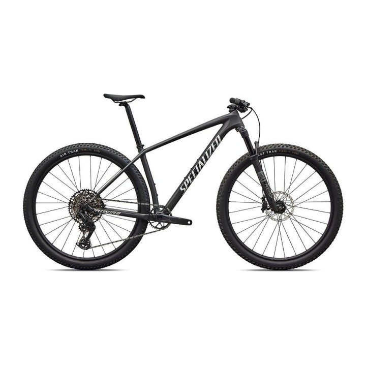 Vélo Specialized Epic Hardtail Comp Satin Carbon / Metallic White Silver 2026