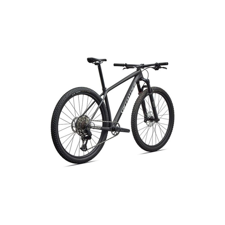 Vélo Specialized Epic Hardtail Comp Satin Carbon / Metallic White Silver 2026