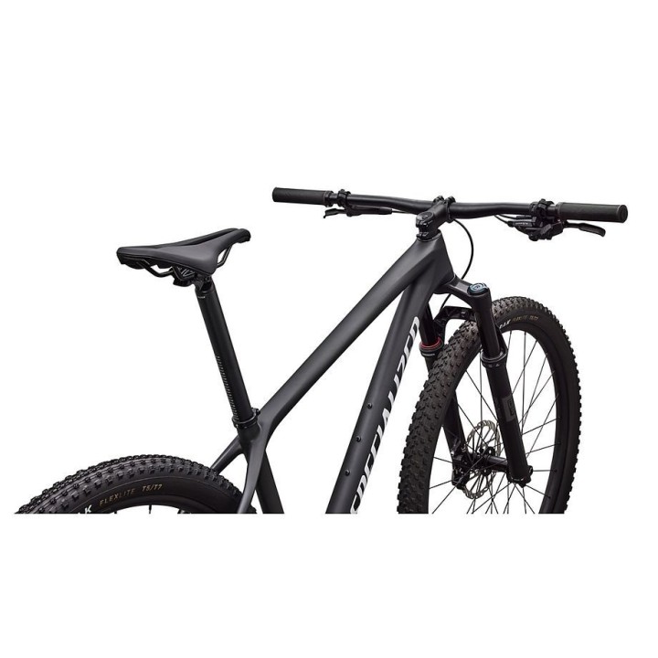 Vélo Specialized Epic Hardtail Comp Satin Carbon / Metallic White Silver 2026