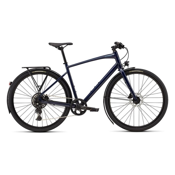 Vélo Specialized Sirrus X 2.0 Eq Gloss Deep Marine / Gris Bleu Givré Réfléchissant 2026