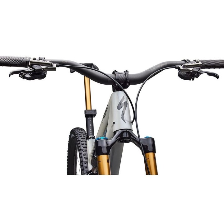 Vélo Specialized S-Works Stumpjumper 15 Evo Di2 Gloss Dolomite Metallic / Smoked Liquid Metal 2026