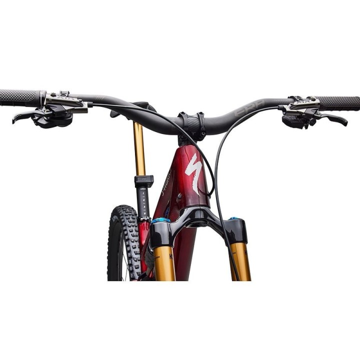 Vélo Specialized S-Works Stumpjumper 15 Evo Di2 Gloss Solidity Metallic / Bordeaux Metallic / Brushed Chrome 2026