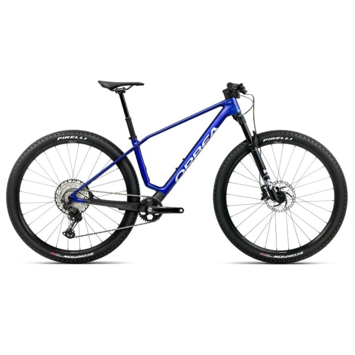 Vélo Orbea ALMA M20 Bleu cobalt (brillant) - Carbone brut (mat) 2026