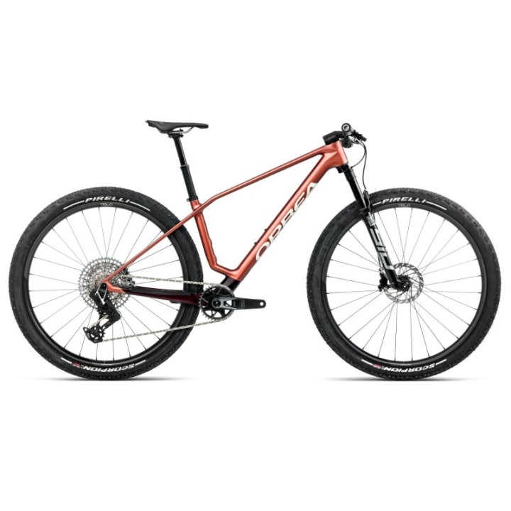 Vélo Orbea ALMA M-TEAM AXS Mars Red (mat) - Metallic Burgundy Red (brillant) 2026