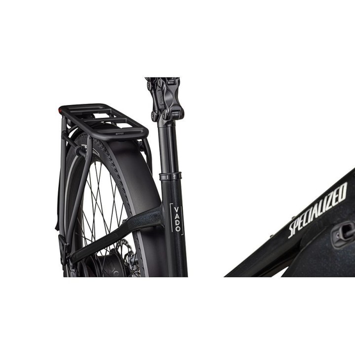 Bicicleta Specialized Turbo Vado 5.0 Igh Step-Through Gloss Castblack / Satin Silver Reflective 2025
