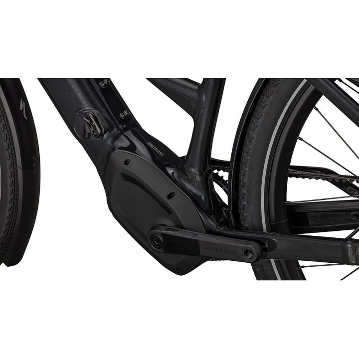 Bicicleta Specialized Turbo Vado 5.0 Igh Step-Through Gloss Castblack / Satin Silver Reflective 2025
