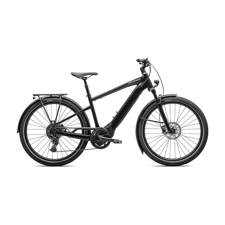 Vélo Specialized Turbo Vado 4.0  Noir brillant / Argent satiné réfléchissant 2025
