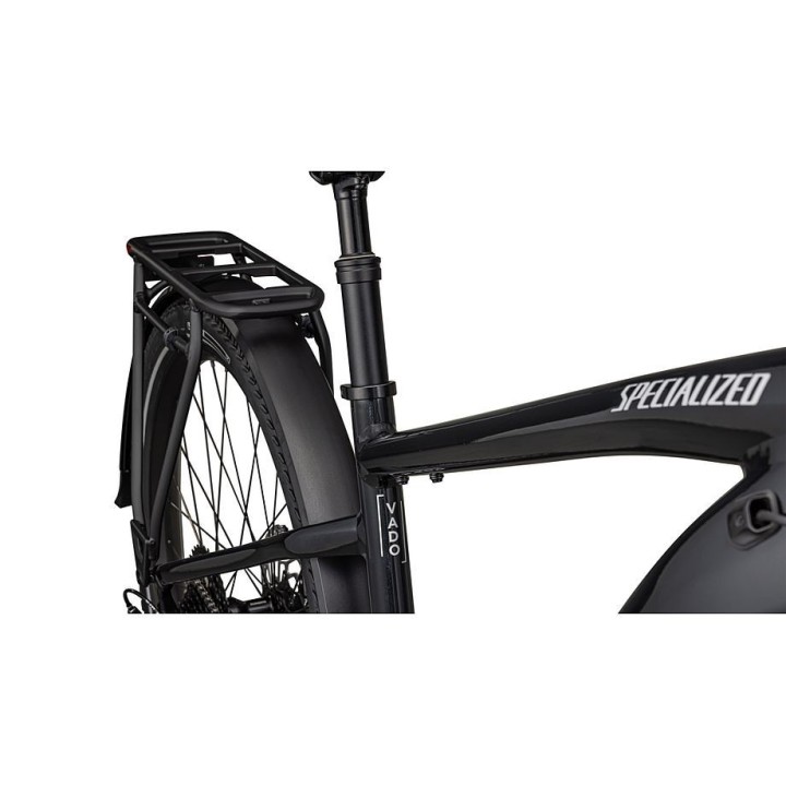 Vélo Specialized Turbo Vado 4.0  Noir brillant / Argent satiné réfléchissant 2025