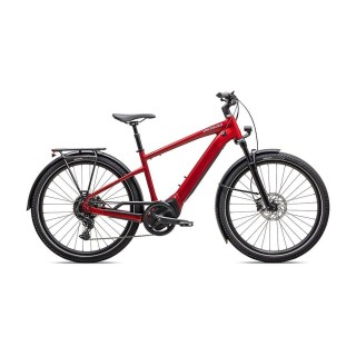Vélo Specialized Turbo Vado 4.0  Rouge brillant / Argent satiné réfléchissant 2025