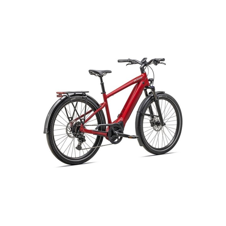 Vélo Specialized Turbo Vado 4.0  Rouge brillant / Argent satiné réfléchissant 2025