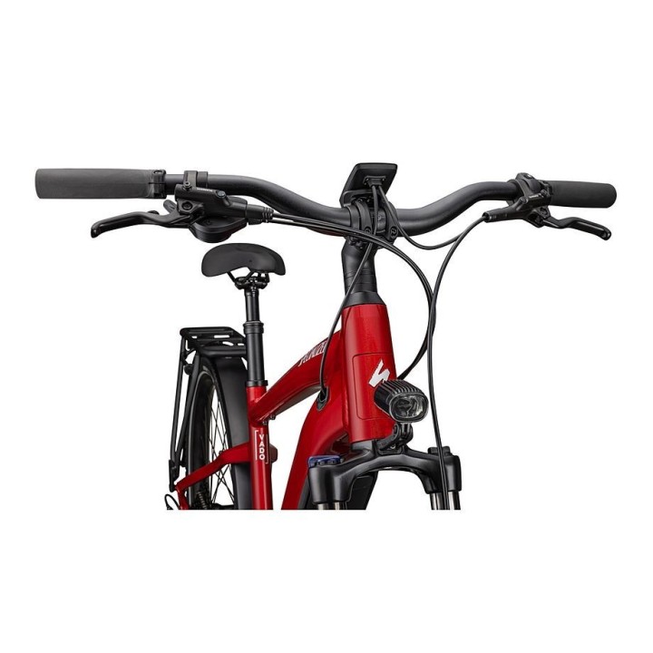 Vélo Specialized Turbo Vado 4.0  Rouge brillant / Argent satiné réfléchissant 2025