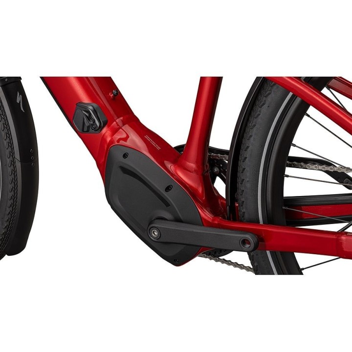 Vélo Specialized Turbo Vado 4.0  Rouge brillant / Argent satiné réfléchissant 2025