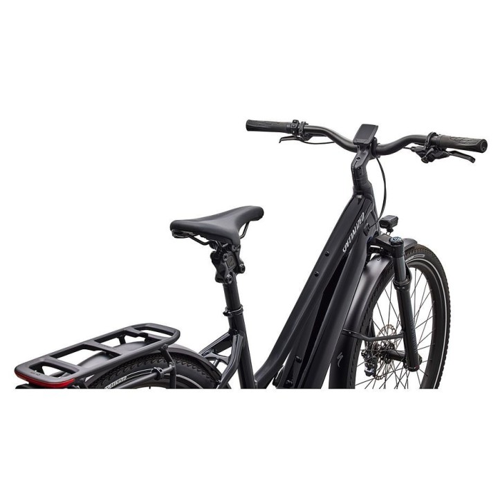 Bicicleta Specialized Turbo Vado 5.0 Step-Through Gloss Castblack / Satin Silver Reflective 2026