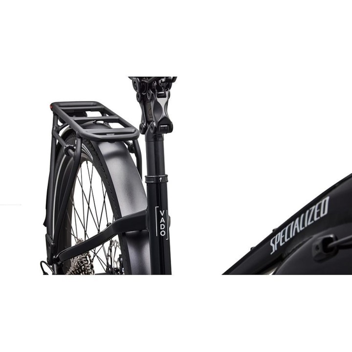 Vélo Specialized Turbo Vado 5.0 Step-Through Gloss Castblack / Satin Silver Reflective 2026