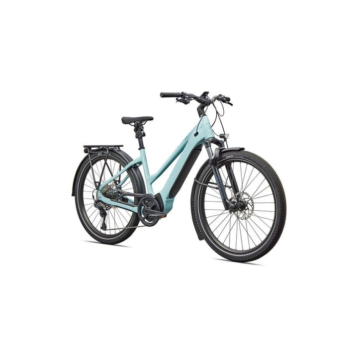 Vélo Specialized Turbo Vado 5.0 Step-Through Gloss Seafoam / 25 % Lapis Pearl / Glacial Metallic 2026