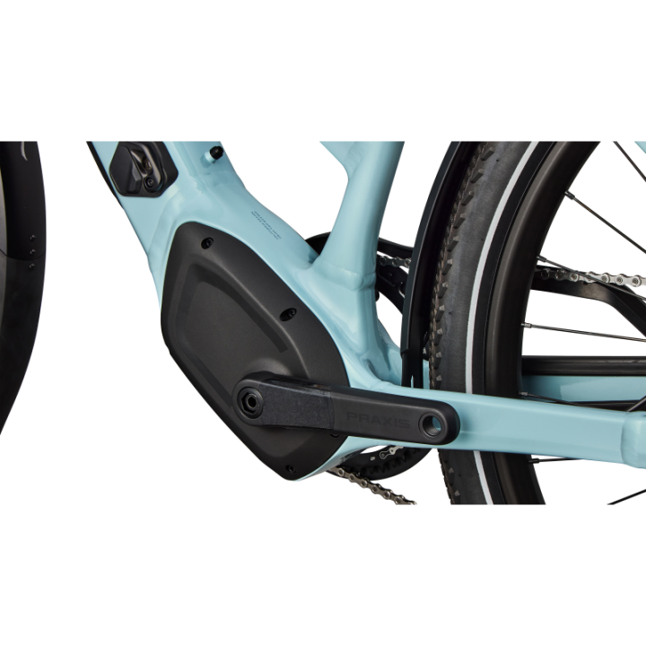 Vélo Specialized Turbo Vado 5.0 Step-Through Gloss Seafoam / 25 % Lapis Pearl / Glacial Metallic 2026