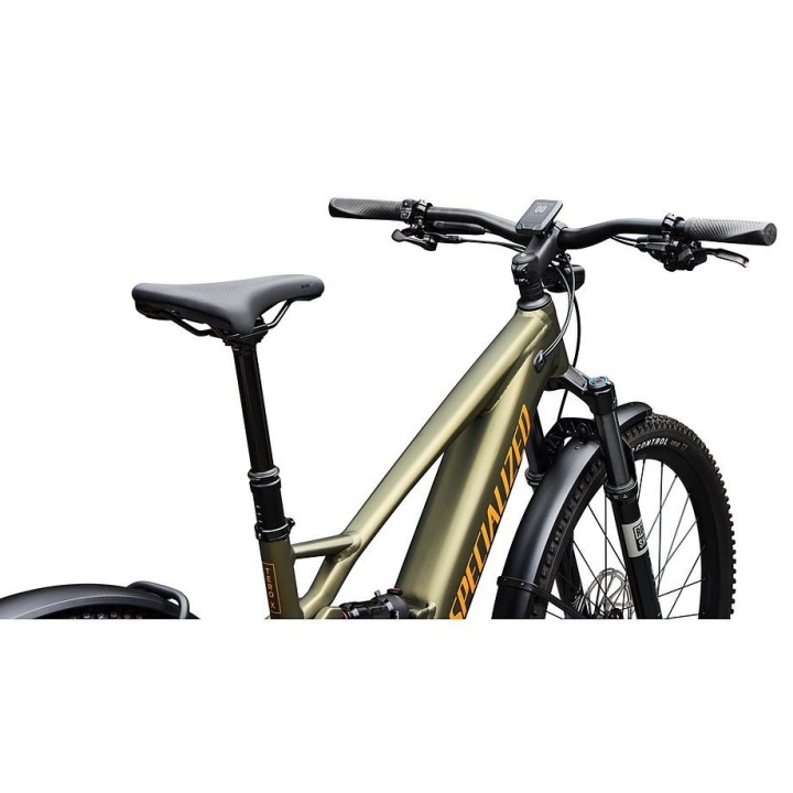 Vélo Specialized Turbo Tero X 5.0 Satin Laurel Green Metallic / Orange Zest 2026