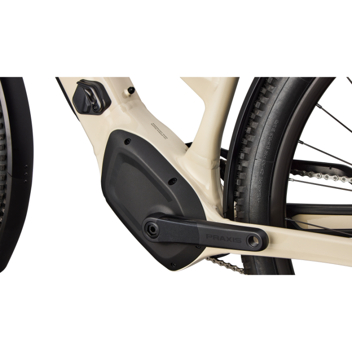 Vélo Specialized Turbo Tero 4.0 Step-Through Eq Gloss White Mountains / Gunmetal 2026