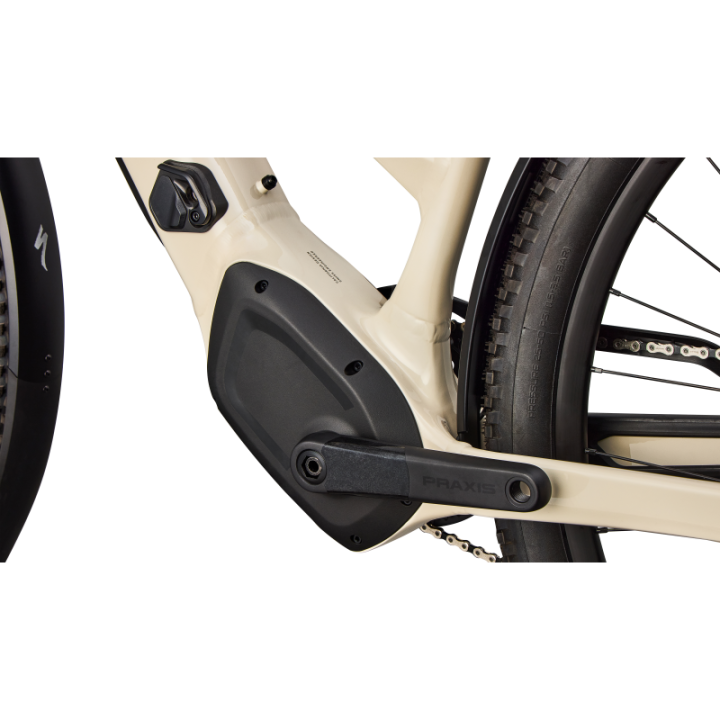 Vélo Specialized Turbo Tero 5.0 Eq Step-Through Gloss White Mountains / Gunmetal 2026