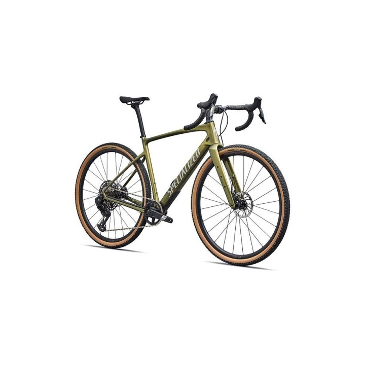 Vélo Specialized Diverge 4 Comp Carbon - SRAM Apex AXS/S1000 Vert laurier métallisé/Dolomite métallisé 2026