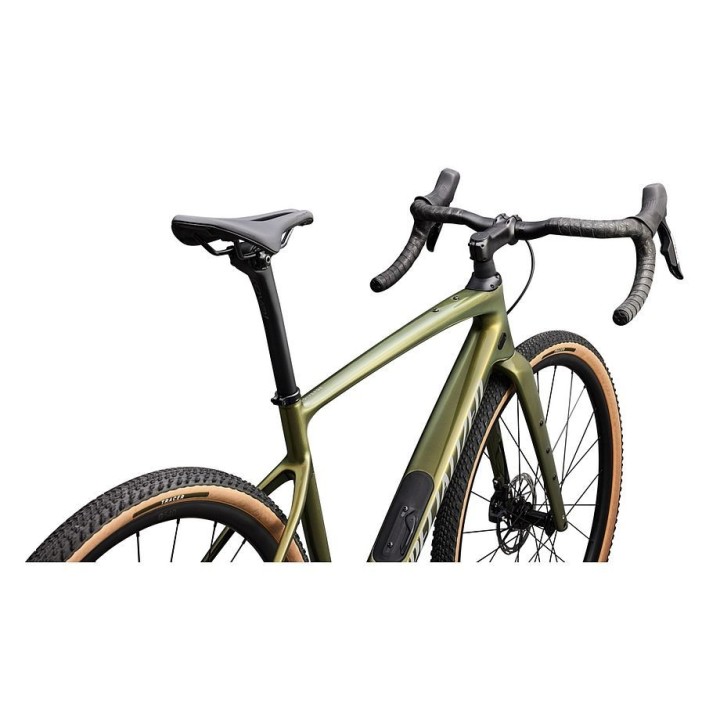 Vélo Specialized Diverge 4 Comp Carbon - SRAM Apex AXS/S1000 Vert laurier métallisé/Dolomite métallisé 2026