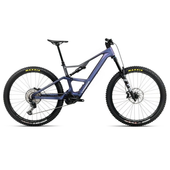 Vélo Orbea RISE LT M20 630W Tanzanite Carbon View - Carbon Raw (Matt) 2026