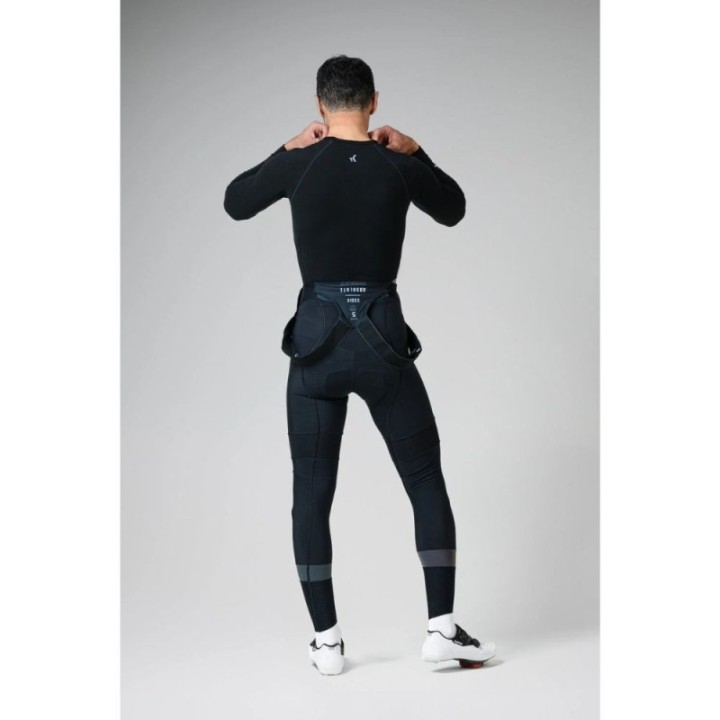 T-shirt intérieur à manches longues pour homme Gobik Winter Merino Coal|Vêtements de cyclisme