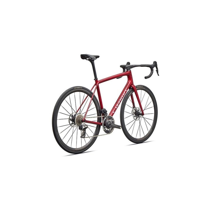 Vélo Specialized S-Works Aethos 2 - Sram Red Axs Base métallique couleur grès / teinte rouge 2026