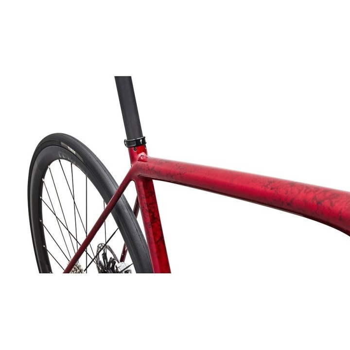 Vélo Specialized S-Works Aethos 2 - Sram Red Axs Base métallique couleur grès / teinte rouge 2026