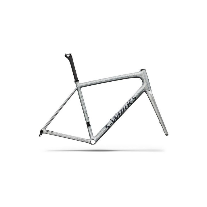 Cuadro Specialized S-Works Aethos 2 Frameset Gloss Silver Blurred Impasto / Black Pearl 2026