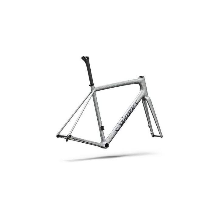 Cadre Specialized S-Works Aethos 2, argent brillant, impasto flou / noir perle 2026