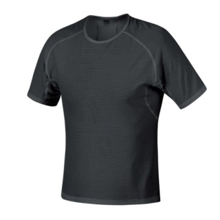 Camiseta Interior Manga Corta Hombre Gore M Base Black