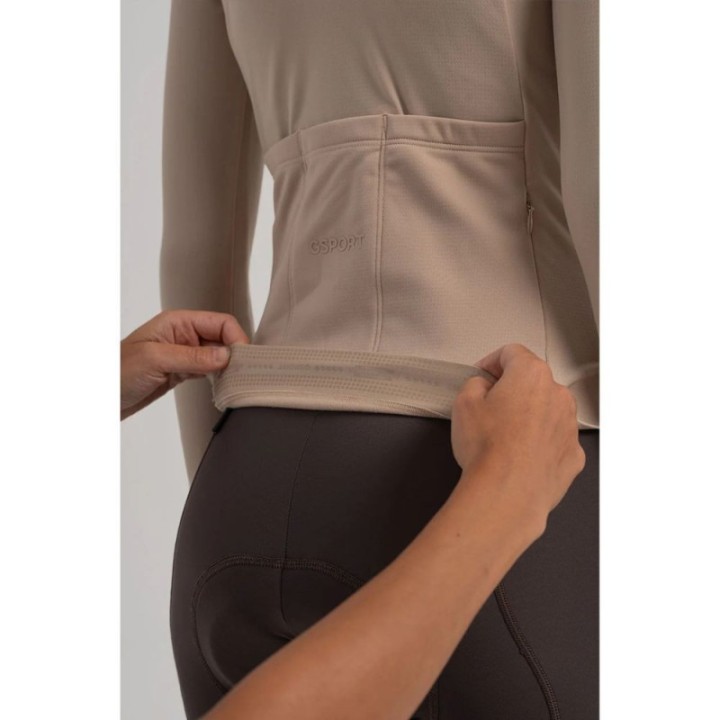 Maillot Mujer Manga Larga Gsport Pro Team Sculptural|Maillot|