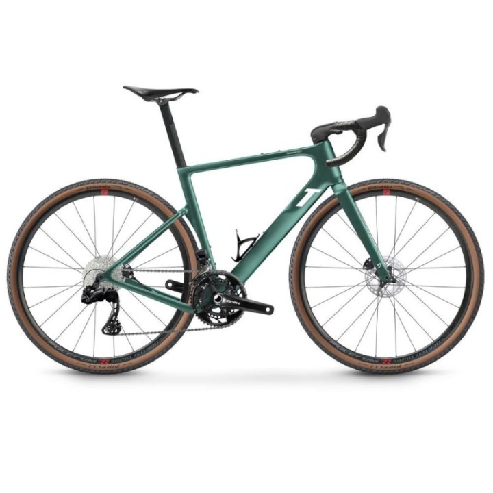 Vélo 3T Racemax WPNT GRX Di2 2X12 Turchese