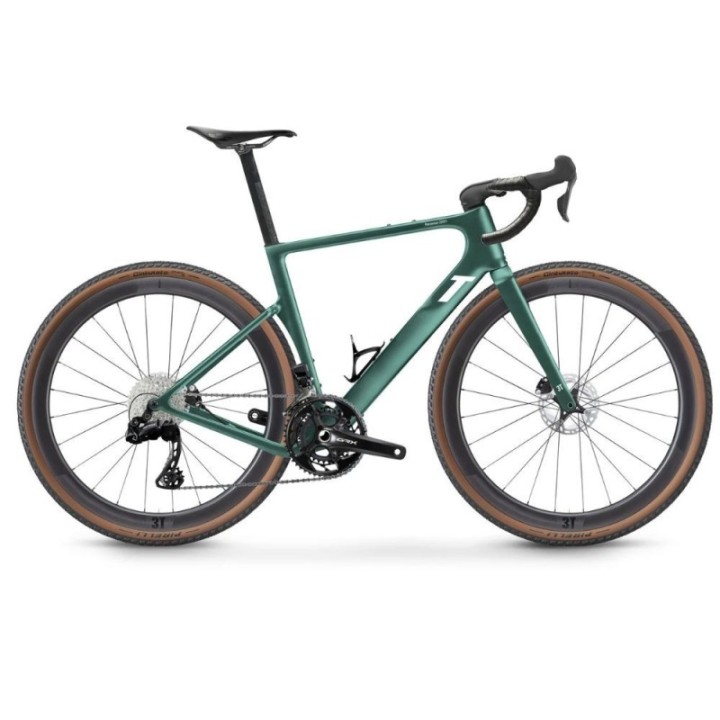 Bicicleta 3T Racemax GRX Di2 2X12 DISCUS 40|30 Turchese