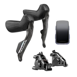 Juego de Manetas/Pinzas Sram Force AXS E1 + Hammerhead Karoo 3