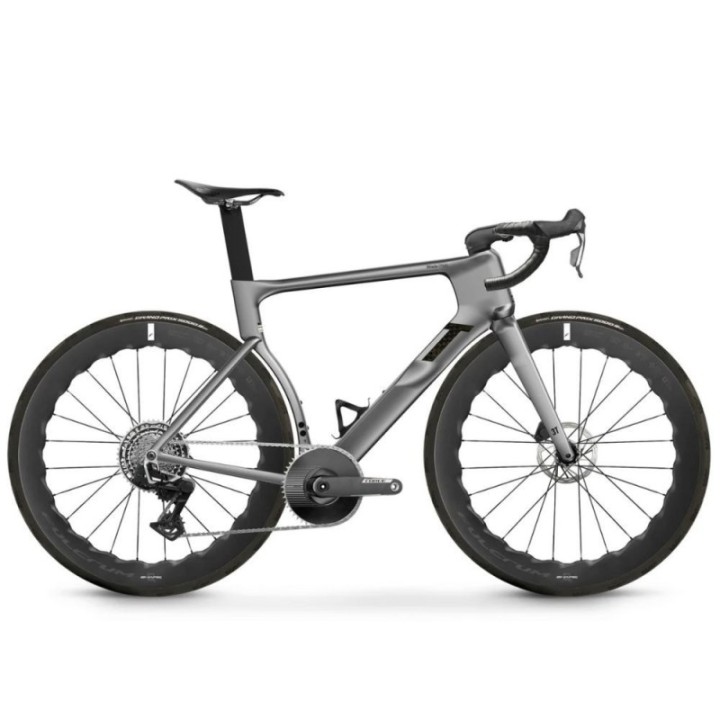 Bicicleta 3T Strada Italia FORCE XPLR AXS 1X13 Fulcrum Sharq 57 Argento